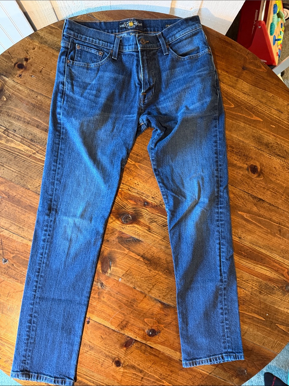Lucky Brand Men's Skinny Jeans in Dark Blue